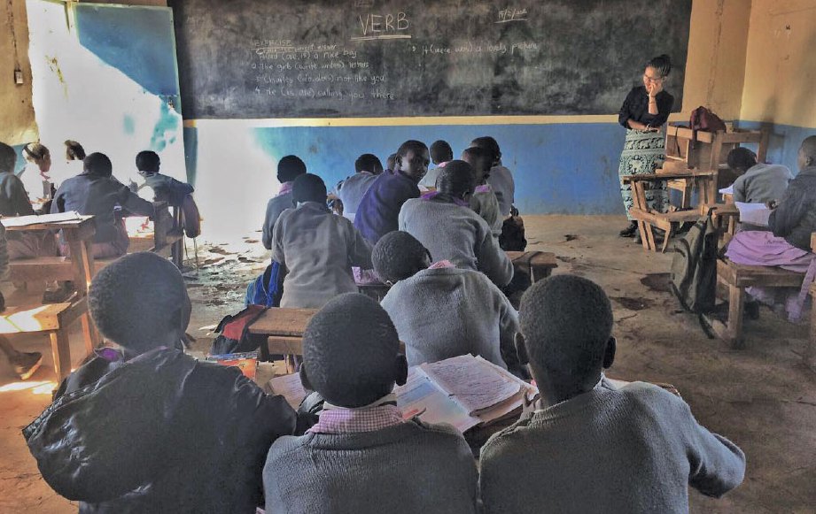 SUASANA bilik darjah penduduk di Kenya.