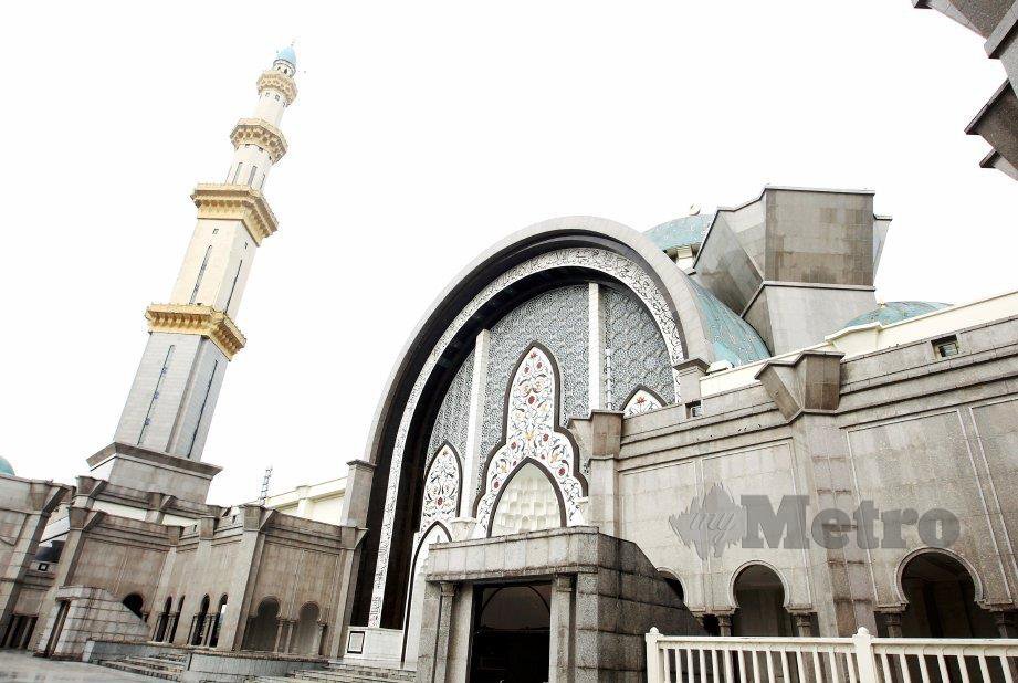 MASJID Wilayah Persekutuan menjadi lokasi sesi Town Hall Maqasid Syariah Peringkat Wilayah Persekutuan, Selasa depan. FOTO arkib NSTP