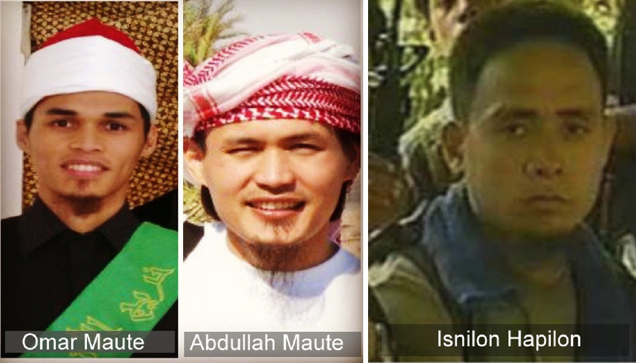 Omar dan Abdullah Maute, dua beradik ketua kumpulan Maute, sekutu Abu Sayyaf diketuai Isnilon yang kini berperang dengan tentera Filipina di Marawi.