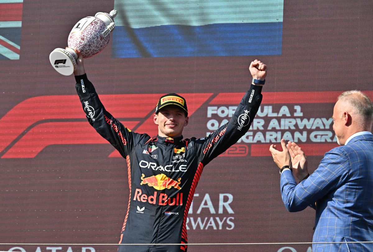VERSTAPPEN memenangi Grand Prix Hungary. FOTO AFP