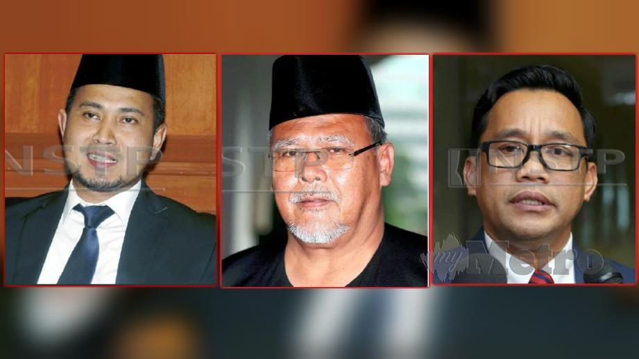 (Dari kiri) Dr Sahruddin, Aminolhuda dan Mohd Khuzzan antara nama yang disebut calon MB Johor. FOTO Arkib NSTP