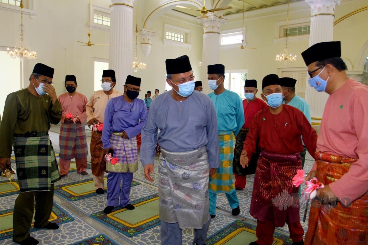 HASNI Mohammad menghadiri Sambutan Maulidur Rasul Peringkat Negeri Johor di Masjid Sultan Abu Bakar. FOTO ZAIN AHMED