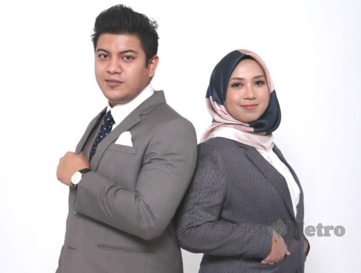 Nissa dan suami merangkap CEO NKMH Media Sdn Bhd, Hafiz Yahaya (kiri).