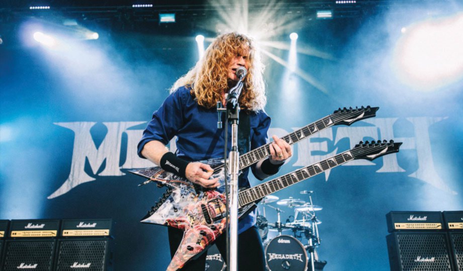MUSTAINE berjaya membawa Megadeth ke tahap tinggi.