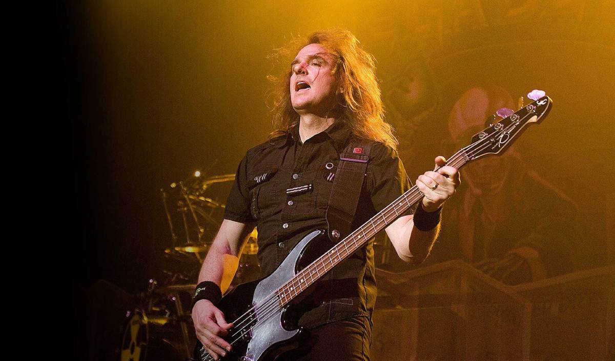 DAVID Ellefson, pemain bass Megadeth.
