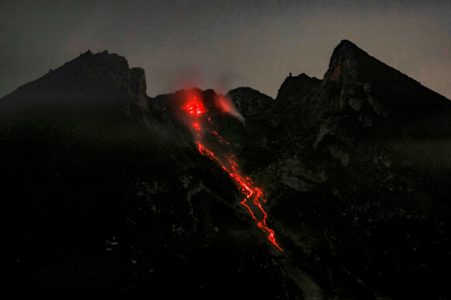 Gunung Merapi. FOTO/AFP