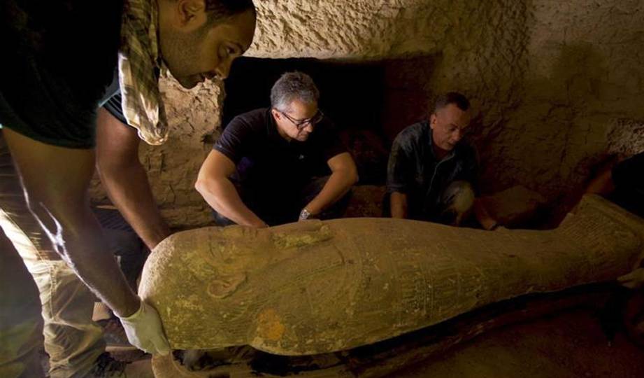 SEMUA keranda berkenaan ditemui dalam keadaan tertutup dan tidak pernah dibuka. FOTO Egyptian Ministry of Tourism and Antiquities