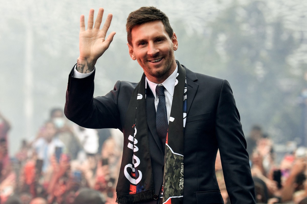 Penyerang Argentina dan PSG, Lionel Messi. FOTO AFP