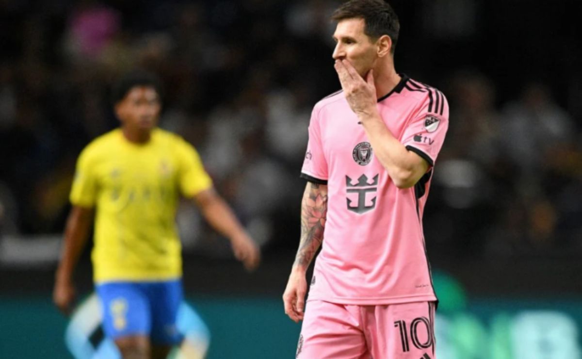 LIONEL Messi gagal bantu Inter Miami apabila dibelasah Al-Nassr. FOTO Agensi