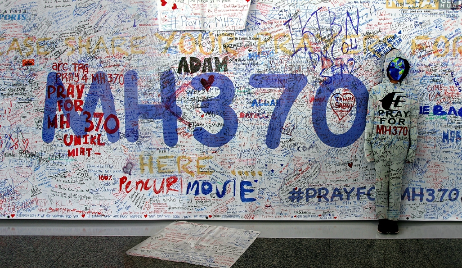 KARYA Safirah, A Tribute To MH370 di Balai Seni Visual Negara pada 2016. FOTO Arkib NSTP 