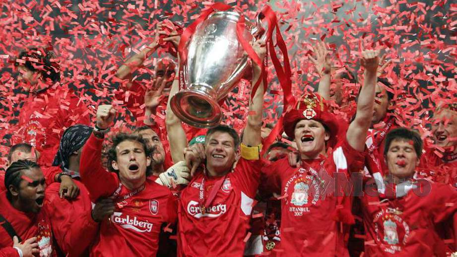 KEJAYAAN terakhir Liverpool di Istanbul pada 2005. — FOTO Agensi
