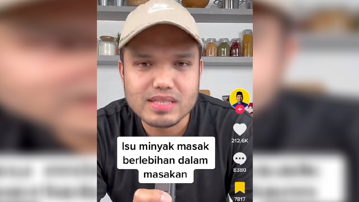 PEMPENGARUH media sosial, Khairul Aming memberi reaksi susulan teguran diterima daripada seorang pakar perubatan menerusi perkongsian video di TikTok miliknya.