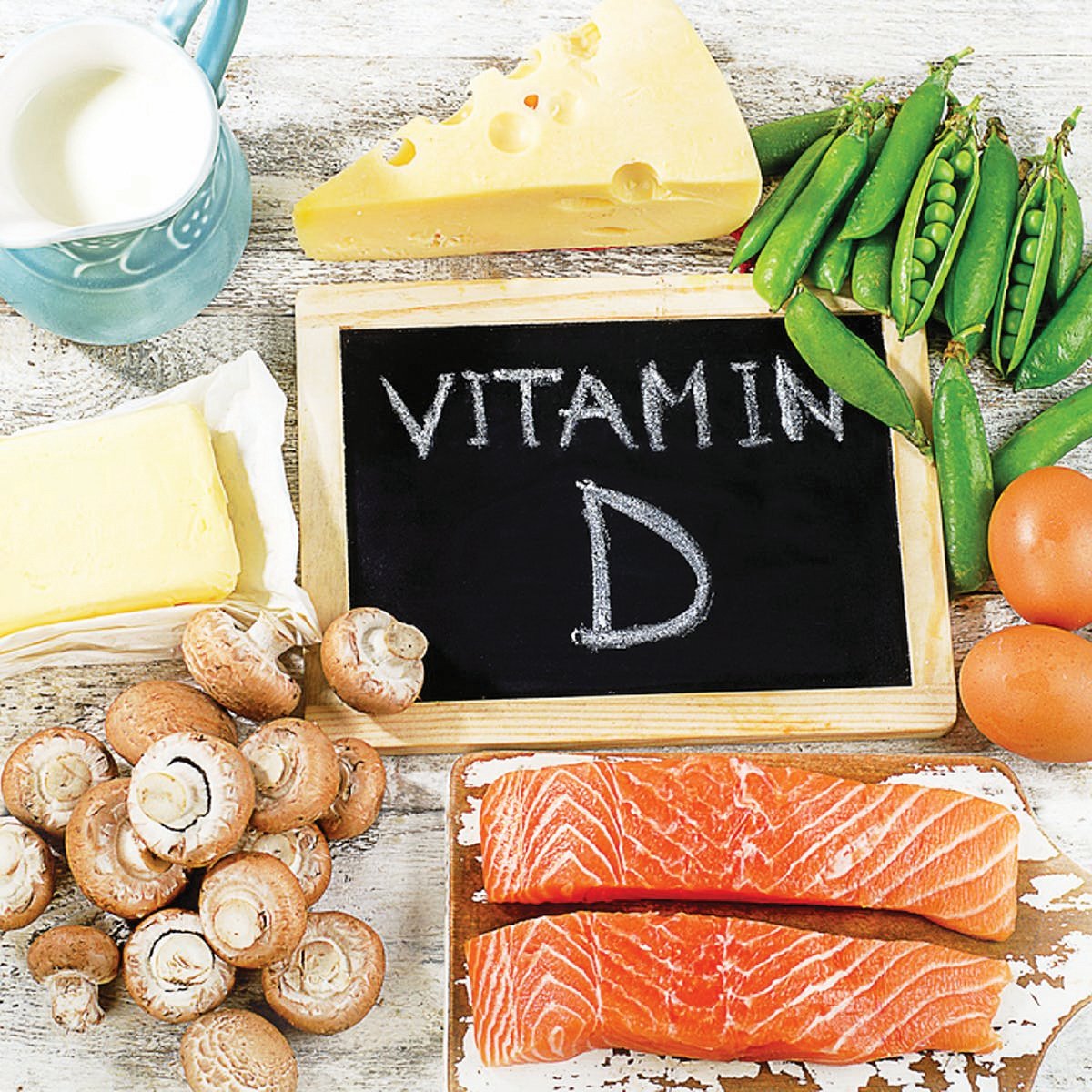 ANTARA makanan kaya vitamin D.