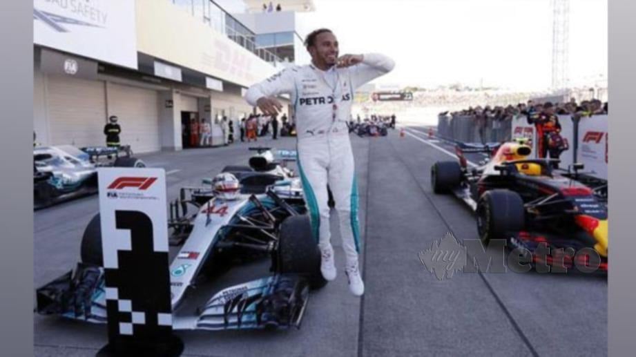 Enjin Mercedes digunakan Hamilton mendominasi saingan selama enam musim. FOTO NSTP 