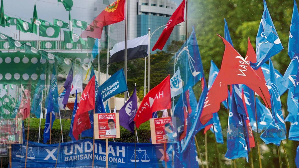 BENDERA parti politik di Malaysia