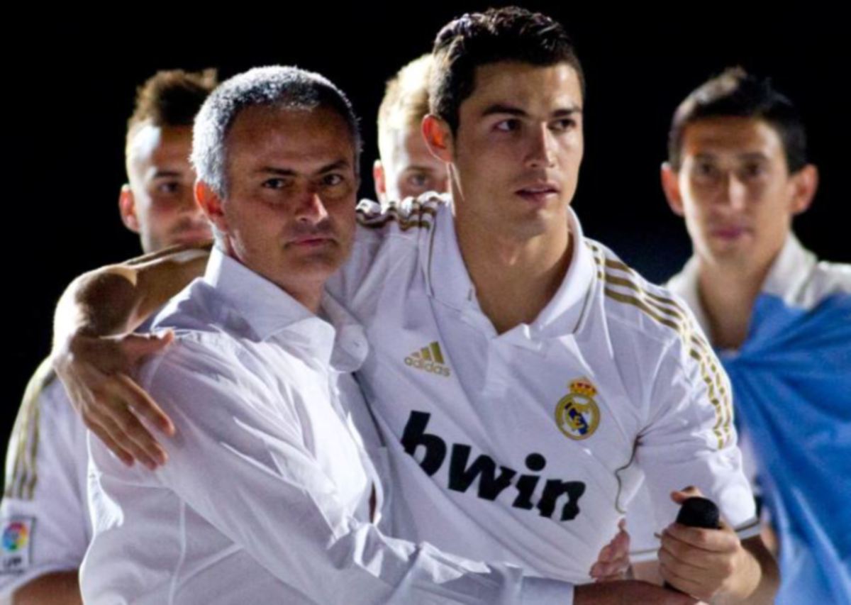 RONALDO dan Mourinho menjadi sasaran kecaman Perez pada 2012. FOTO Agensi