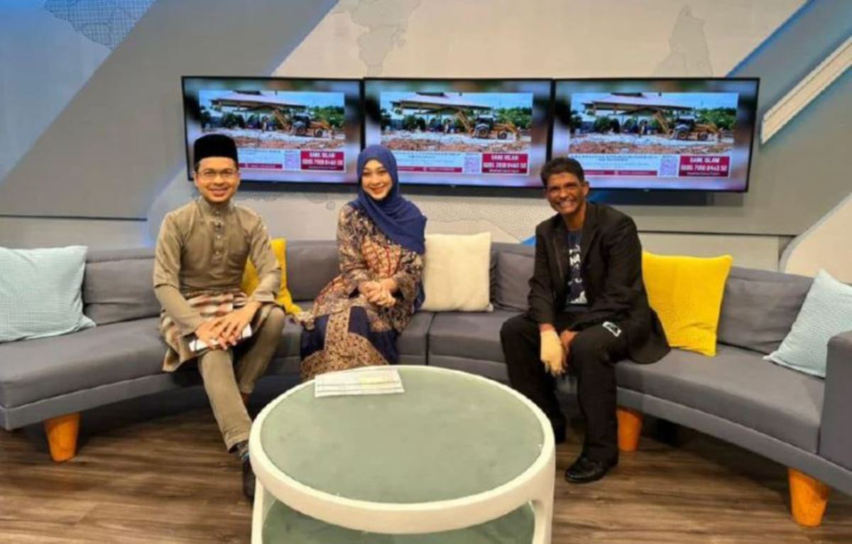 T RAVICHANDRAN ketika muncul dalam satu program televisyen. FOTO Instagram T Ravichandran 