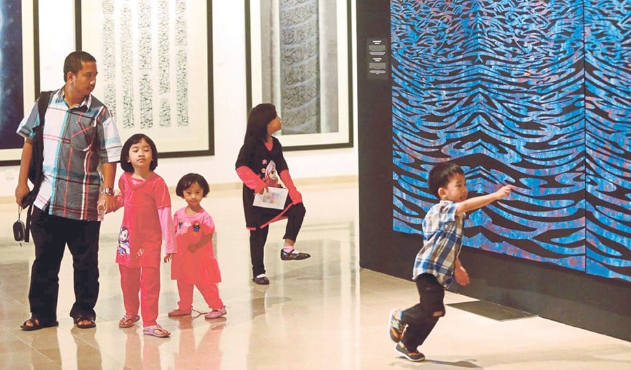 JUMLAH galeri pameran yang luas dan pelbagai konsep sesuai untuk dilawati seisi keluarga.