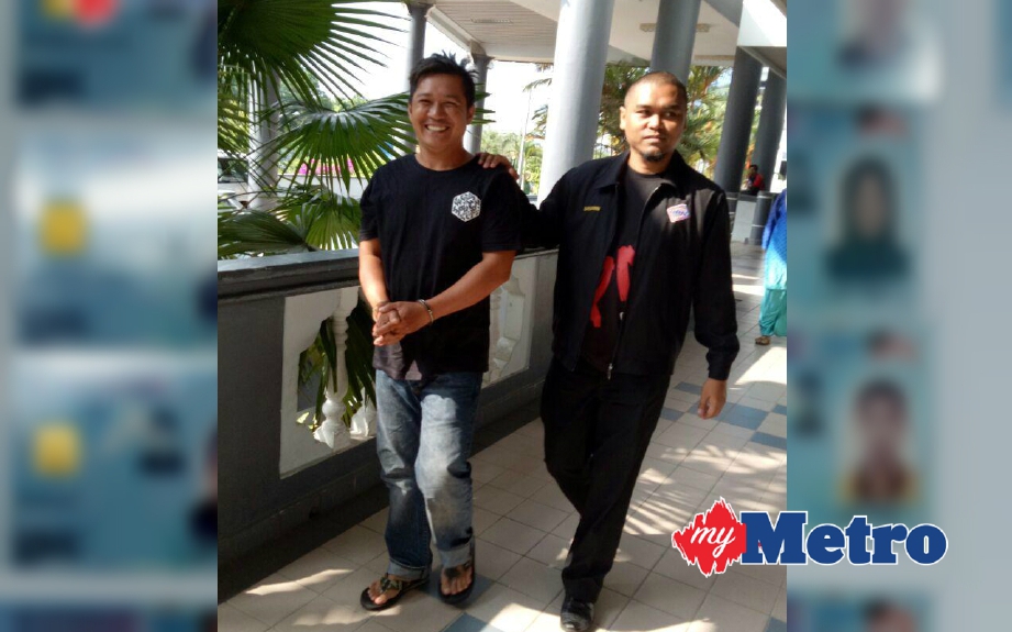 Mudar selepas mengaku bersalah menggunakan MyKad palsu di Mahkamah Majistret, Ayer Keroh, Melaka Tengah, hari ini. 