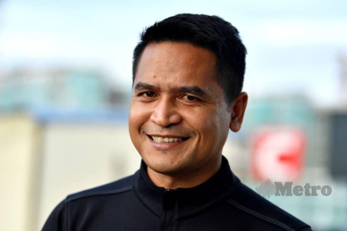 PENGENDALI Terengganu FC, Nafuzi Zain tetap positif bersaing dalam kancah Liga Super musim ini. FOTO Malik Muhamad