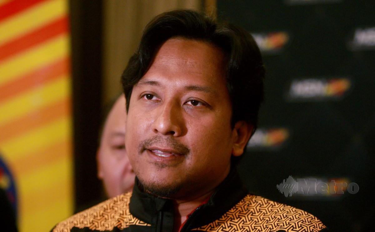 PENGERUSI Jawatankuasa Tetap Sukan Selangor, Mohd Najwan Halimi. FOTO FAIZ ANUAR