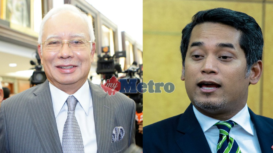 DATUK Seri Najib Razak (kiri) dan Khairy Jamaluddin. FOTO Arkib NSTP