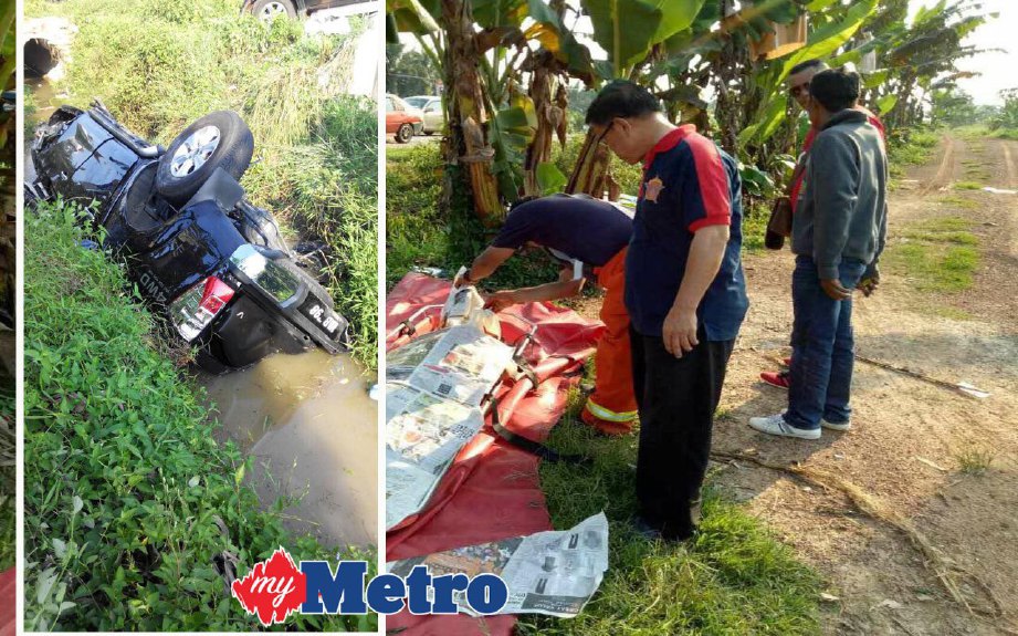 Kemalangan membabitkan empat kenderaan di Kilometer 24 Jalan Bahau-Keratong, berhampiran Ladang Geddes,hari ini yang mengorbankan seorang wanita. FOTO Abnor Hamizam Abd Manap