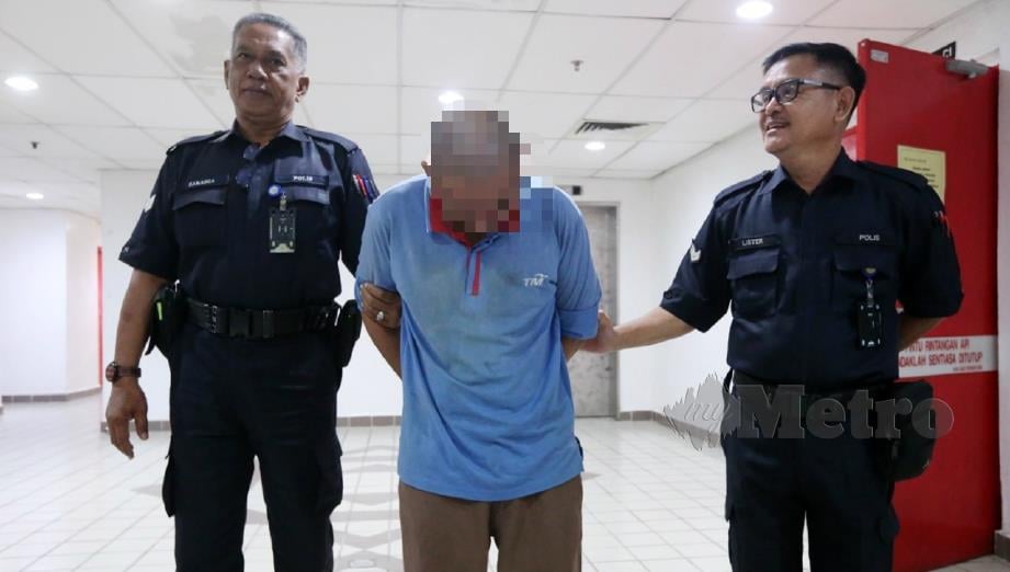 PEMANDU lori dijatuhi hukuman penjara 40 tahun dan 24 sebatan di Mahkamah Sesyen Kuala Terengganu, hari ini. FOTO Imran Makhzan