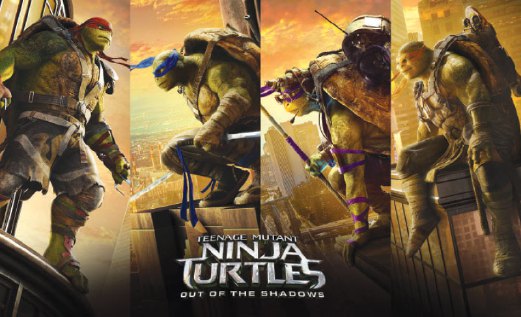TEENAGE Mutant Ninja Turtles: Out of the Shadows lebih banyak penampilan watak jahat bakal ditayangkan Khamis depan.