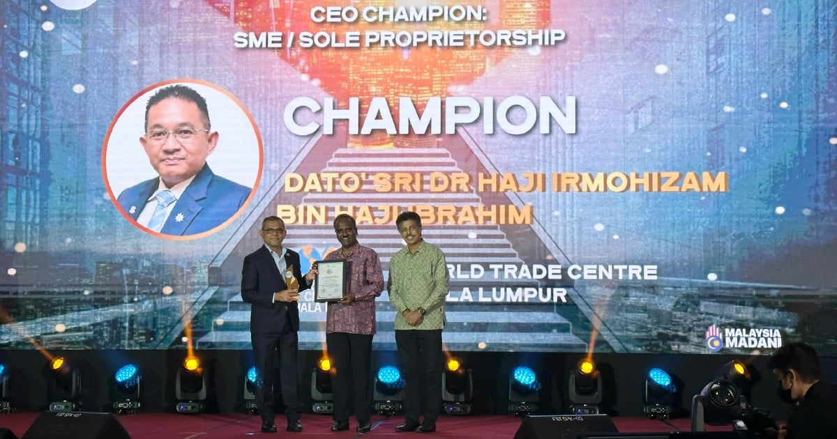 Dr Irmohizam dinobat CEO Champion (SME)