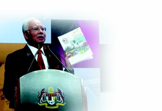 Najib  melancarkan Laporan Tahun 2014 GTP dan ETP, semalam.