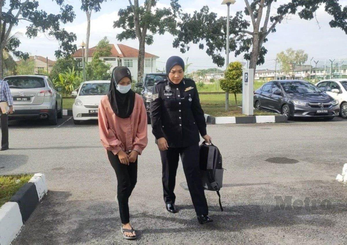 Norshazwany dibawa ke Mahkamah Sesyen Alor Setar bagi dua pertuduhan menerima deposit sebanyak RM110,500 tanpa sah di dua daerah pada Jun hingga Ogos lalu. FOTO ZULIATY ZULKIFFLI