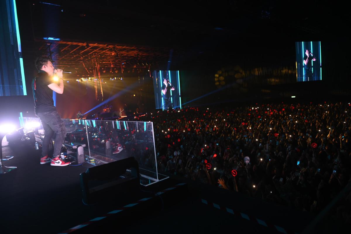 Konsert Noah Menemaniku Kuala Lumpur di Mega Star Arena semalam. Foto Ihsan Yolo Malaysia