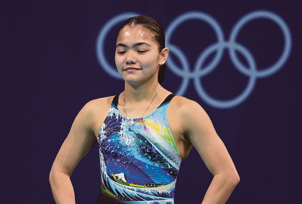 DHABITAH ketika beraksi di Sukan Olimpik Tokyo. FOTO BERNAMA