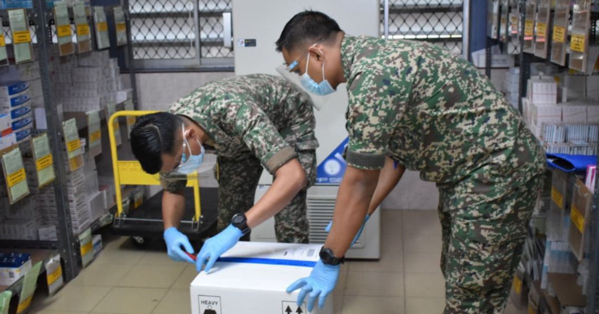 1 170 Anggota Tentera Kem Terendak Terima Vaksin Minggu Depan Metrotv