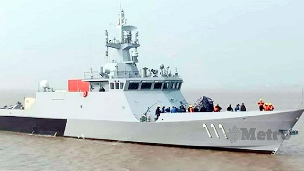 Kapal LMS KD Keris sudah ditempatkan di Sabah. FOTO ihsan Kementerian Pertahanan