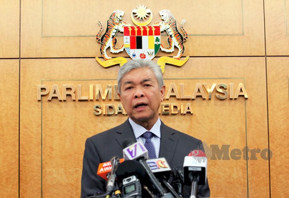 Ahmad Zahid kembali menerajui UMNO selepas berehat selama enam bulan. FOTO Eizairi Shamsudin