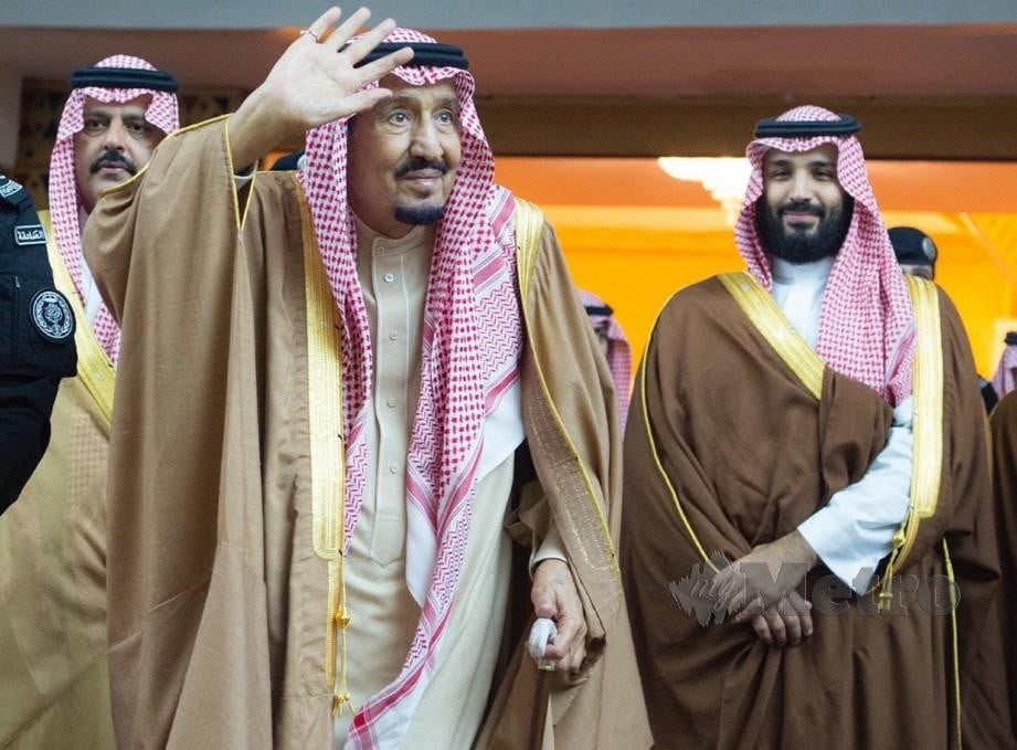 Raja Salman menaja 20 jemaah Malaysia untuk menunaikan haji di bawah program Istidhofah. FOTO Ihsan Arab News