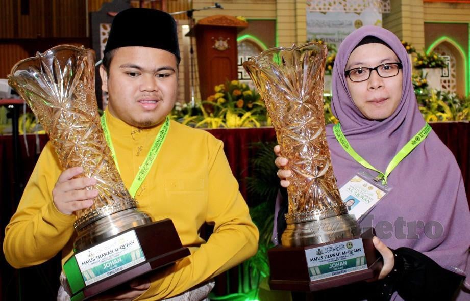 MUHAMMAD Qayyim dan Wan Sofea akan mewakili Kelantan ke pertandingan peringkat kebangsaan. FOTO Nik Abdullah Nik Omar.