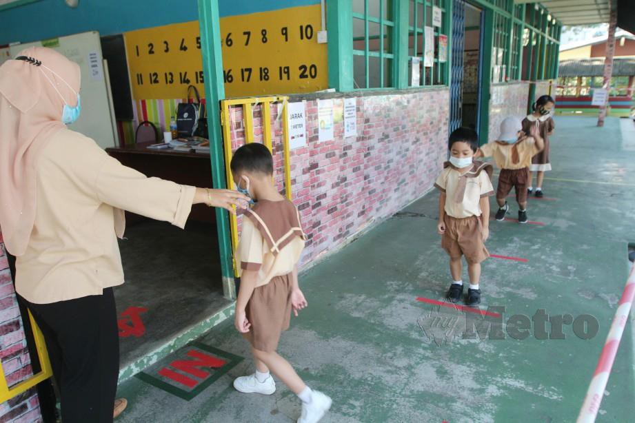Suasana hari pertama tadika di Kuala Lumpur dibuka semula. FOTO MUSTAFFA KAMAL
