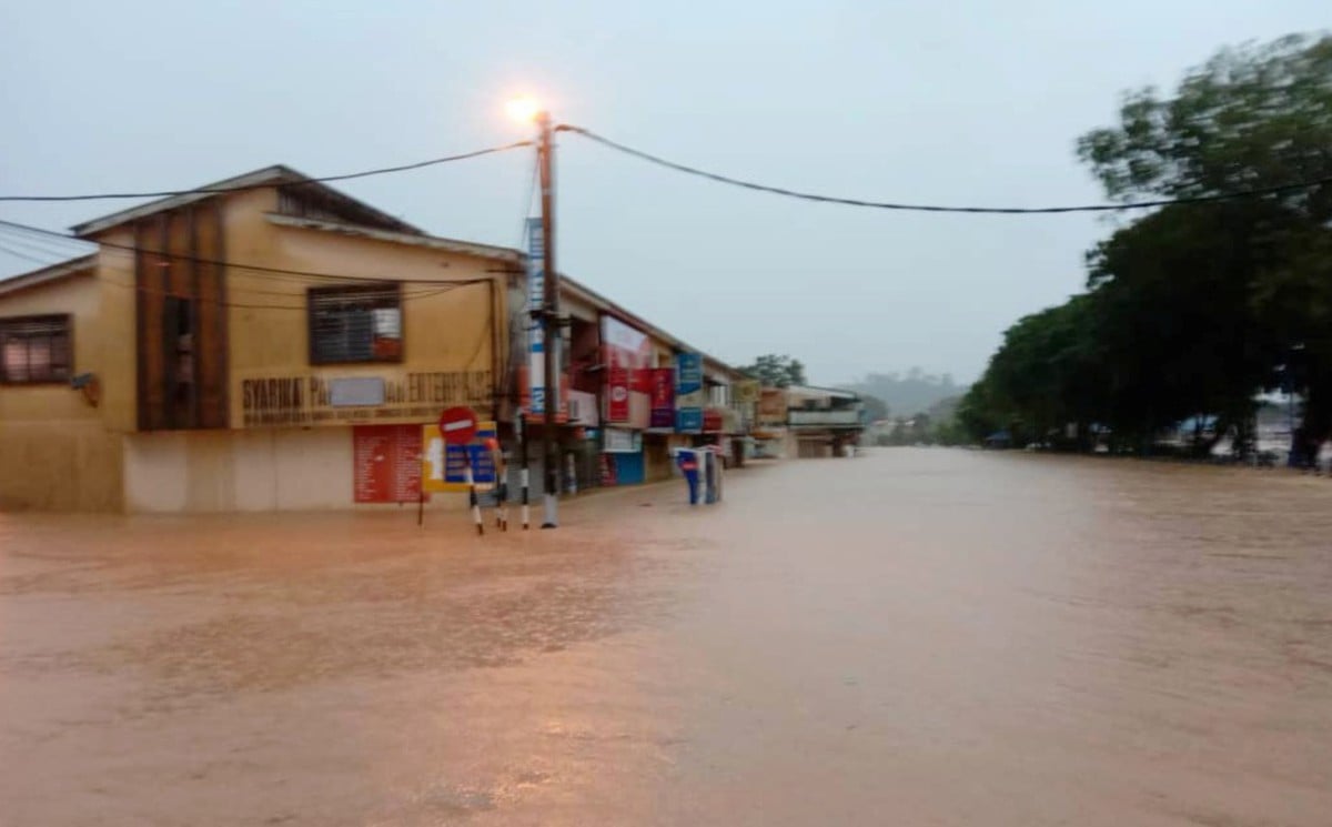 Banjir terkini di pahang keadaan Sekitar banjir