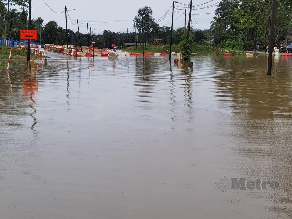 KEADAAN banjir di Kampung Pasir Gajah. FOTO Zatul Iffah Zolkiply