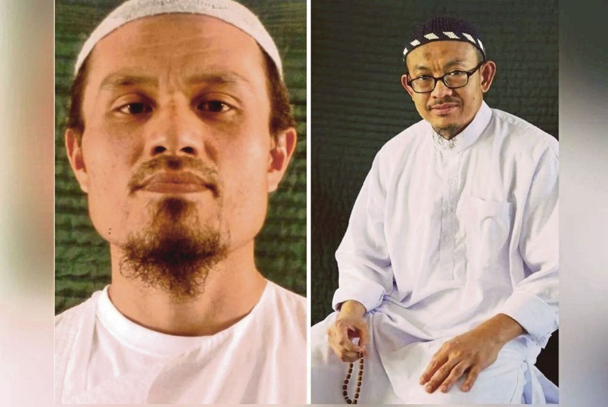 MOHAMMED Nazir Lep (kiri) dan Mohammed Farik Amin ditahan di Teluk Guantanamo sejak 2006.