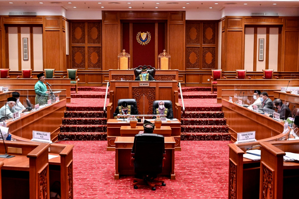 SANUSI pada Persidangan Dewan Undangan Negeri Kedah di Wisma Darul Aman. FOTO Bernama