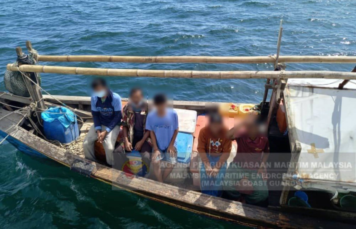 KRU bot nelayan asing yang ditahan. FOTO ihsan APMM