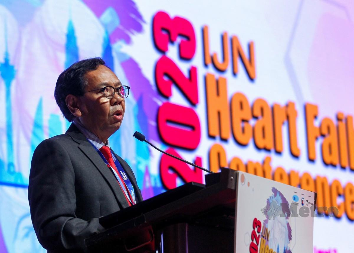 DR Aizai berucap ketika Persidangan Kegagalan Jantung 2023 IJN. FOTO Aziah Azmee