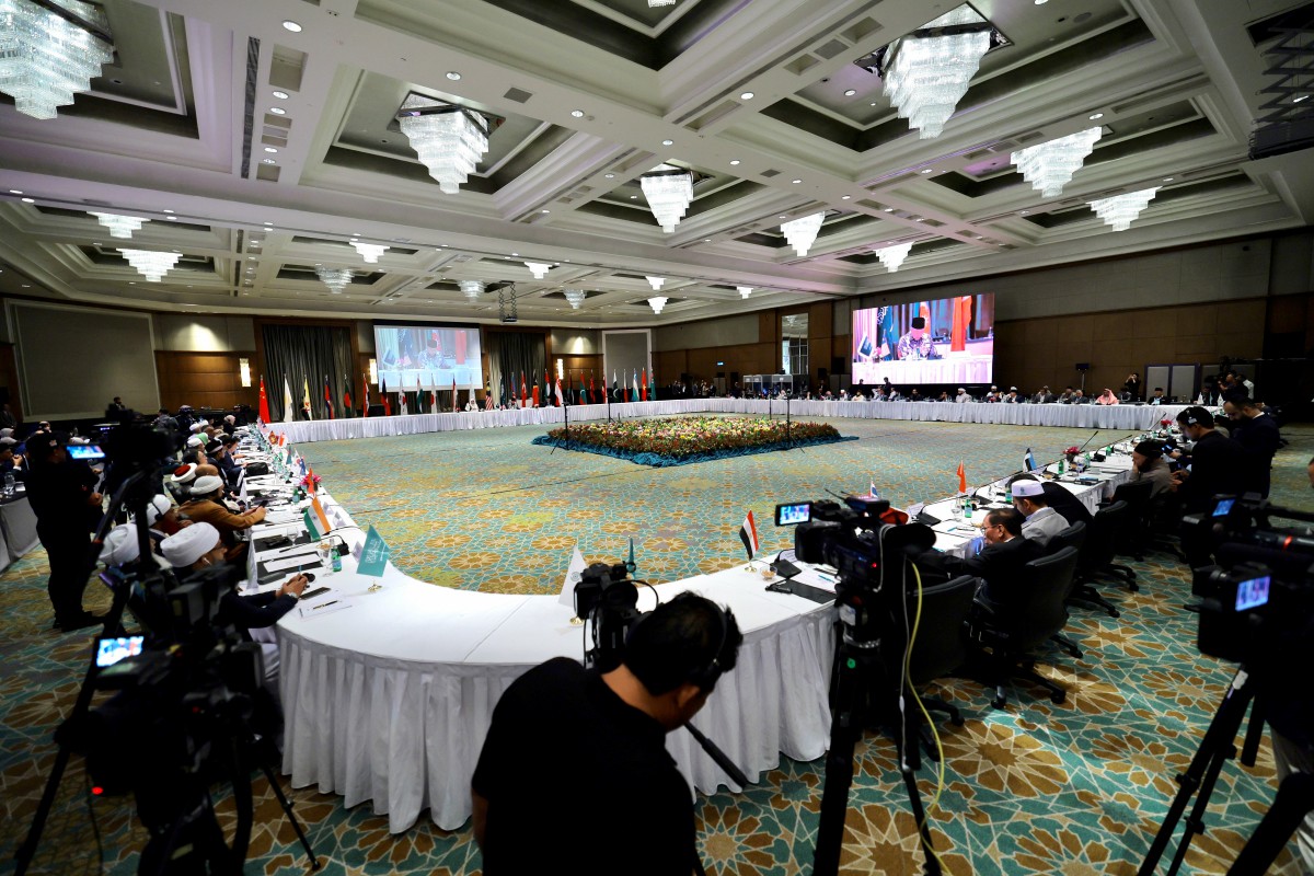 PERSIDANGAN Majlis Ulama Asia 2024 yang berlangsung hari ini. FOTO Bernama.