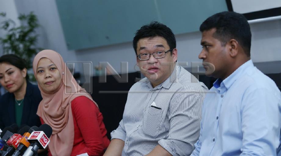 CHOONG (dua dari kanan) pada sidang media, hari ini. FOTO Rosela Ismail. 
