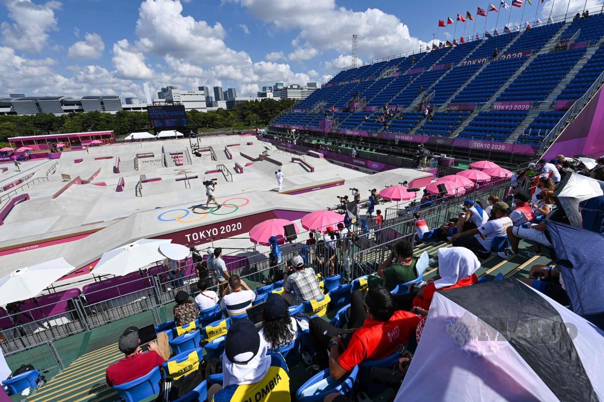 BEBERAPA acara sudah bermula di Olimpik Tokyo. FOTO AFP