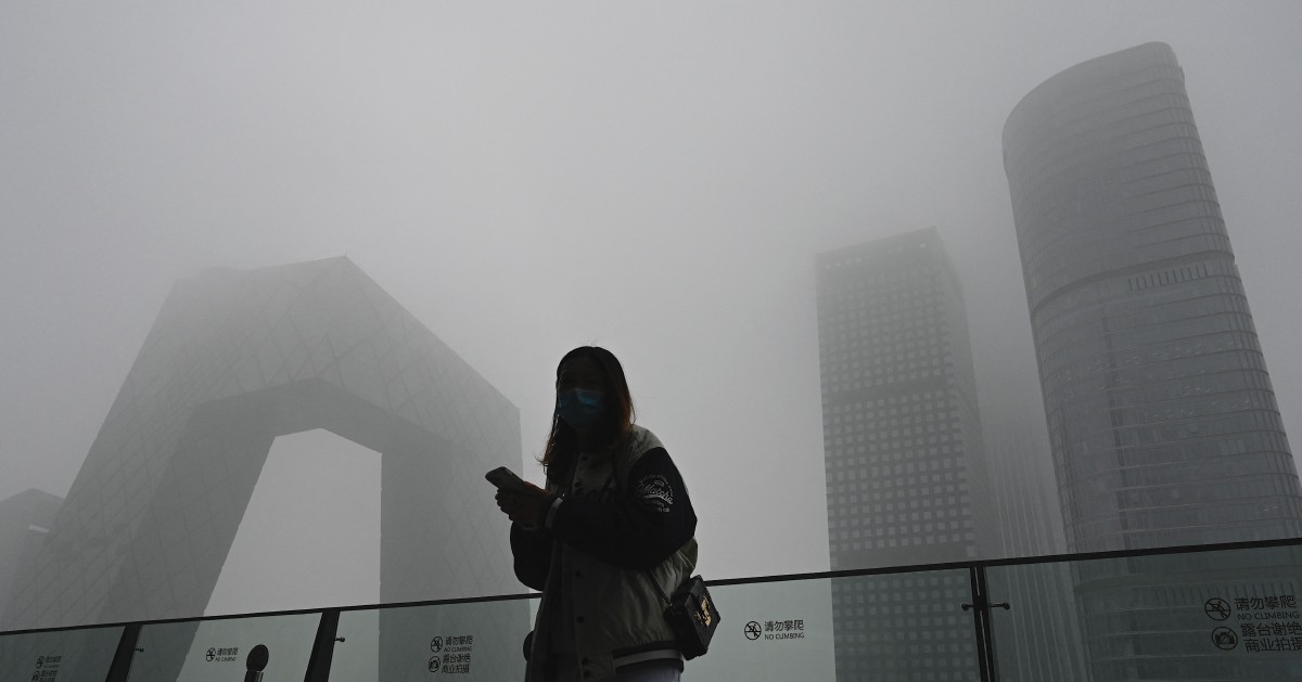 China menghadapi polusi parah